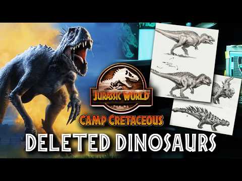 🔥DINOSAURS CUT from JURASSIC WORLD: CAMP CRETACEOUS | Yutyrannus, Acrocanthosaurus, Allosaurus...