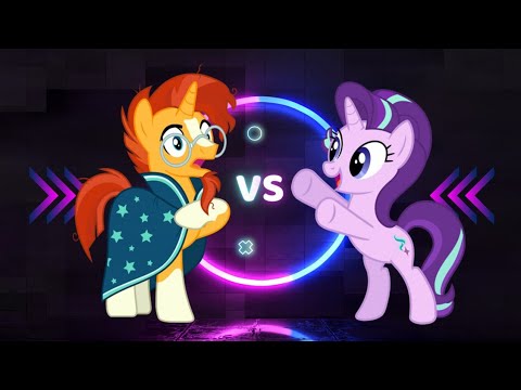 Crypto battles. 2 Season: My little pony. 1 Episode: Sunburst vs Starlight Glimmer.