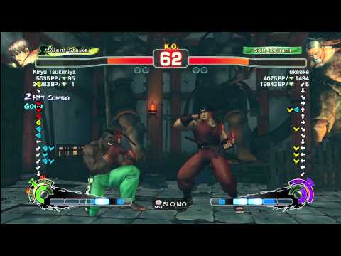 Kiryu Tsukimiya [Guy] vs ukeuke [D-jay] SSF4 Arcade Edition