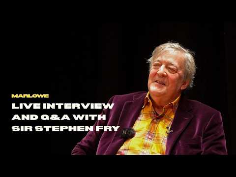 Stephen Fry Interview + Q&A with the Marlowe Society