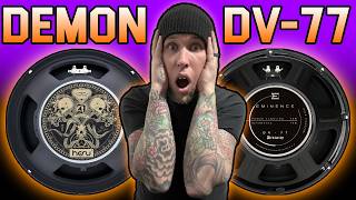 Video thumbnail for Hesu Demon vs Eminence DV-77 / GUITAR SPEAKER SHOOTOUT by Tyrannosaurus Riffs