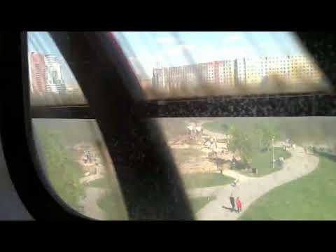 jízda v tubusu metra                Lůžiny - Hůrka v soupravě 81 - 71m