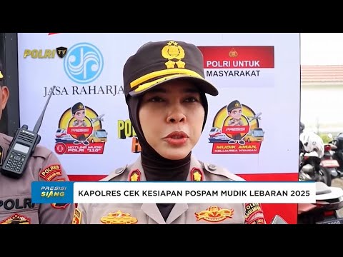 KAPOLRES MAGELANG KOTA CEK KESIAPAN POS PAM MUDIK LEBARAN