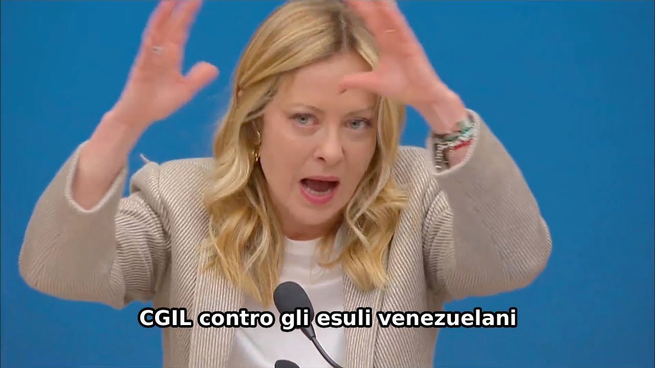 GIORGIA MELONI: “CGIL IN PIAZZA PER MADURO? CERTA SINISTRA SEMPRE DELLA PARTE SBAGLIATA”