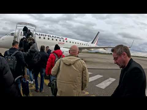 AIR FRANCE HOP 🇫🇷 Strasbourg Enthzeim SXB Lyon Saint Exupéry LYS 🇫🇷Embraer 170 [FULL FLIGHT REPORT]
