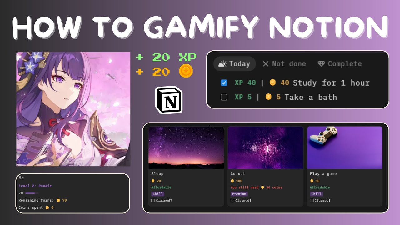 How to Build a Gamified Notion Template + Free Download