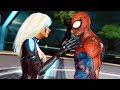 Black Cat Seduces Spider Man Scene Spider Man Edge Of Time