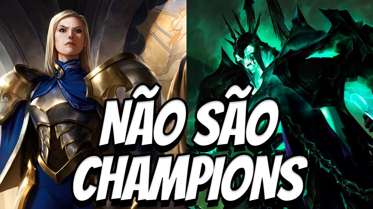 PERSONAGENS QUE NÃO SÃO CHAMPIONS (MAS PODIAM SER) - League of Legends