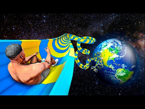 GTA 5 KOSMOSDA AKVAPARK ENG BALANDIGA CHIQDIM