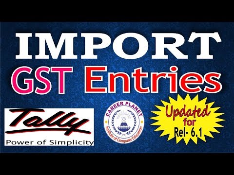 Tally ERP 9 GST Accounting Entries in Tally Hindi |GST Ledgers CGST SGST IGST Sales Purchase