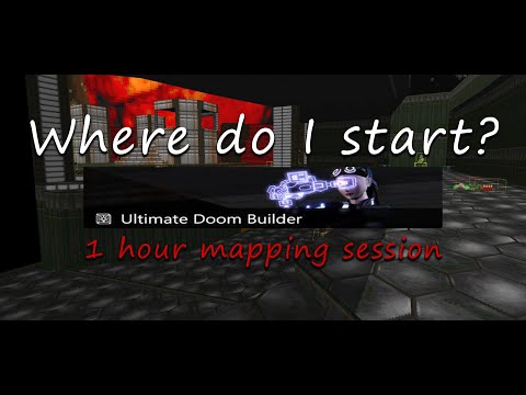 Ultimate Doom Builder Tutorial #1 - Where do I start? (1-HOUR MAPPING SESSION)
