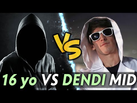 16 yo vs OLDEST Dota 2 Legend — ATF vs DENDI on mid