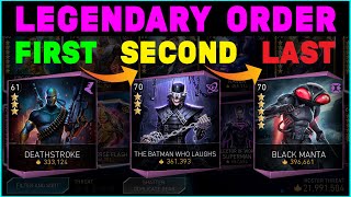 In What Order To Hunt For Legendary Characters Injustice 2 Mobile