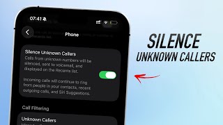 How To Silence Unknown Callers on iPhone!