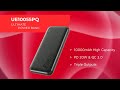 Energizer® UE10055PQ:10000mAh 22.5W Fast Charging Power Bank