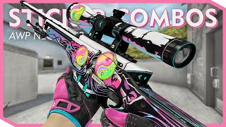AWP Neo-Noir Sticker Crafts | CSGO (2023)