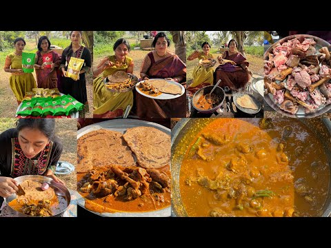 Spicy MUTTON Thalakay Kalla Kura 🤤 | Soft Poraluporalu Chapathi | Cherry Sathakshi 