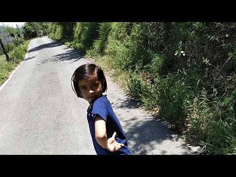 Vedanshi is getting natural mineral water from near by source at village.