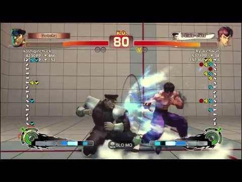 SSF4AE XBL - koshiginchuck (BI) vs. Ryukichikun (FE)