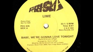 Lime - Babe We&#39;re Gonna Love Tonight (12&quot; PicMix) 1982