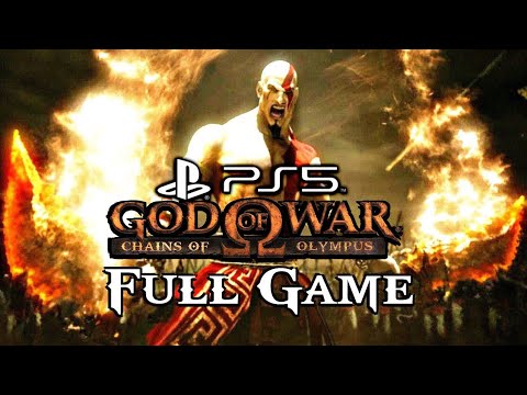 God of War PS5 Chains of Olympus - Gameplay Walkthrough FULL GAME (4K 60FPS) Remastered
