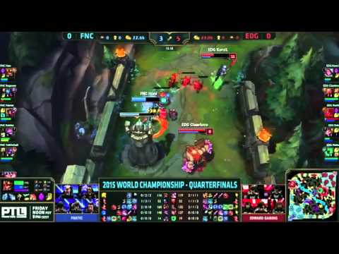 EDG PawN Amazing Close Escape and Kill Afterwards | LoL World Championship 2015