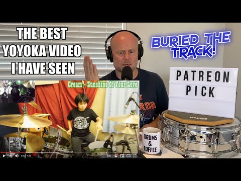 Drum Teacher Reacts: YOYOKA | Cream - Sunshine Of Your Love | (2021 Reaction)