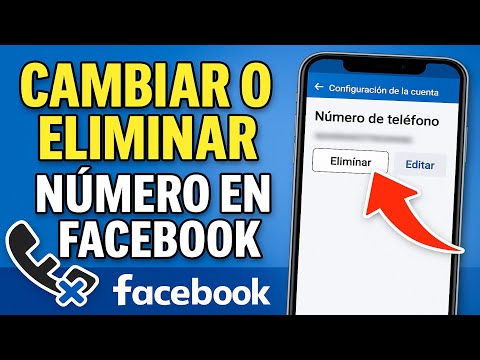 COMO ELIMINAR O CAMBIAR EL NUMERO TELEFONICO EN FACEBOOK