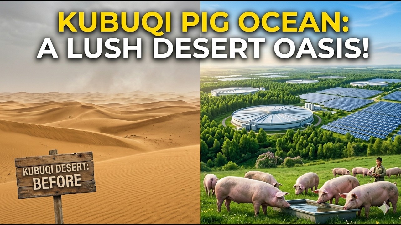 How Millions of Pigs Are Turning a Dead Desert Green!
