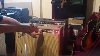 Video thumbnail for Quick Demo: 1993 Fender '63 Vibroverb Ri 35 watt Brownface Tube Amp - Alex Hamilton by Alex Hamilton