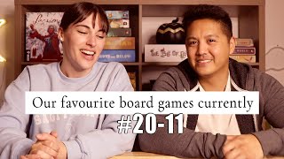 Our top 20 board games currently! | #20-11