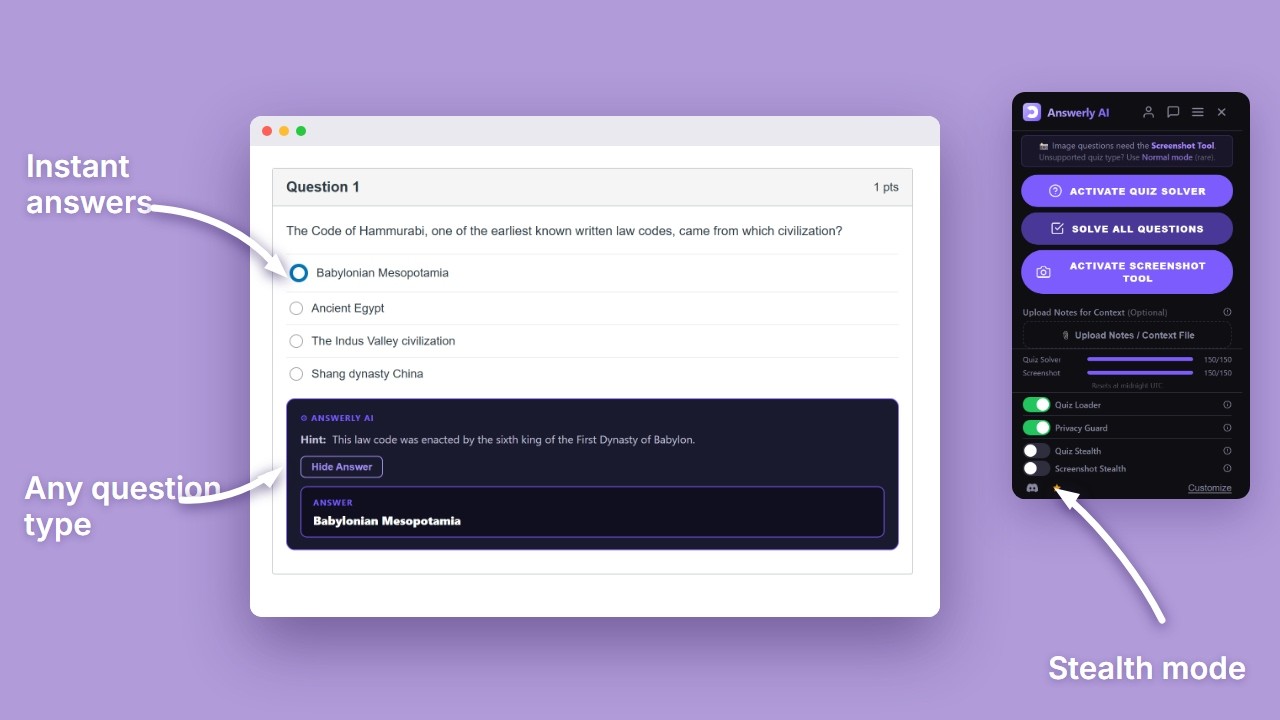 Answerly tutorial