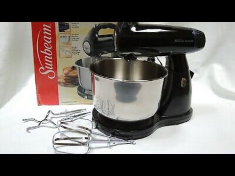 My Christmas gift sunbeam stand mixer.