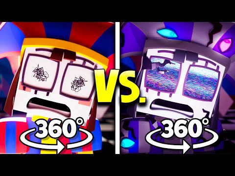 ENDING A vs. B 🎵 The Amazing Digital Circus Music Video - "Wacky World" 360º VR