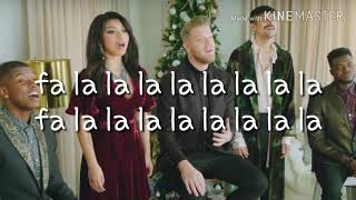 Deck the halls - pentatonix  (lyric video)