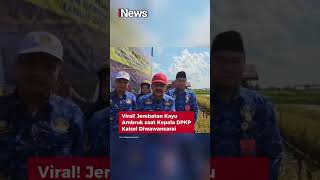 Download lagu Viral! Jembatan Kayu Ambruk saat Kepala DPKP Kalsel Diwawancarai #shorts #shortsvideo mp3