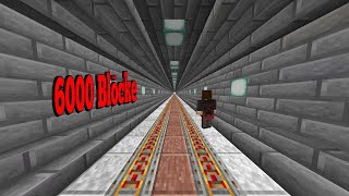 6000 Blöcke lange Minecart-Strecke