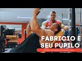 FABRÍCIO E SEU PUPILO EM UM TREINO DE BÍCEPS E TRÍCEPS ( AVALIAÇÃO DO SHAPE DO LUCAS? )