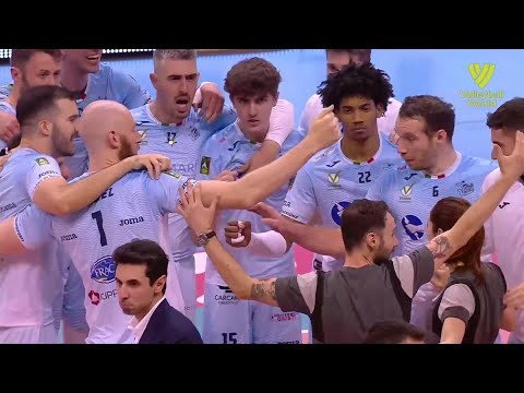 Top Volley Cisterna vs. Allianz Milano - FIVB - SuperLega - Match Highlights