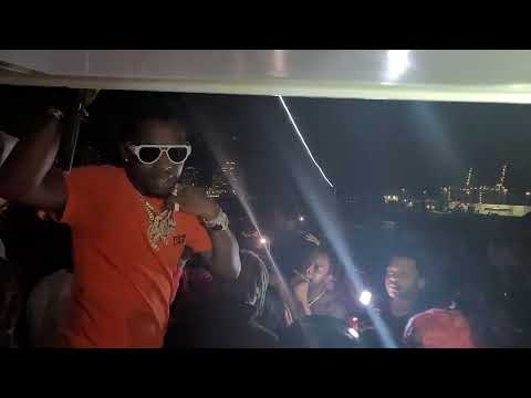 Louie Ray & DJ Jay Big Performing Live in Miami For E-Baller Rock The Yacht Birthday Party (3-20-22)