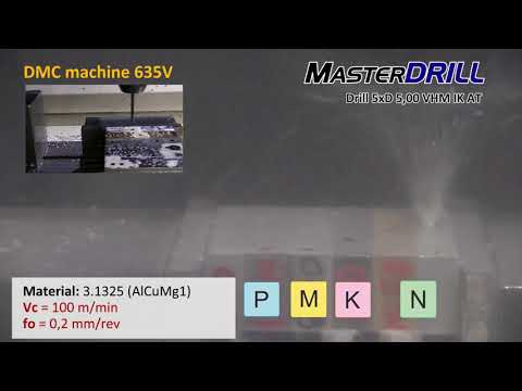 MasterDRILL - Drill 5xD 5,00 VHM IK AT