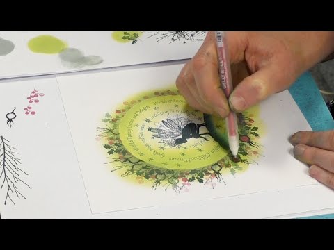 Oona and the Spiral of Spells - A Lavinia Stamps Tutorial