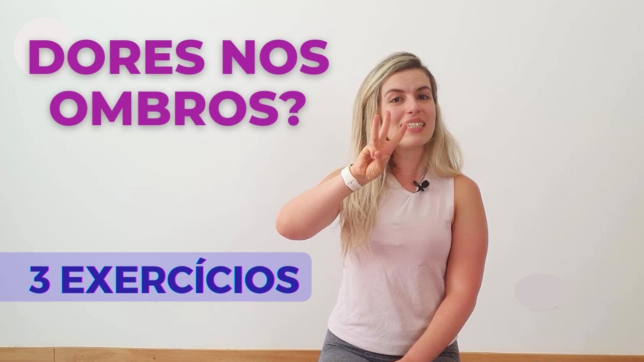 3 Exercícios para TENDINITE NOS OMBROS - Alivio da pressão articular