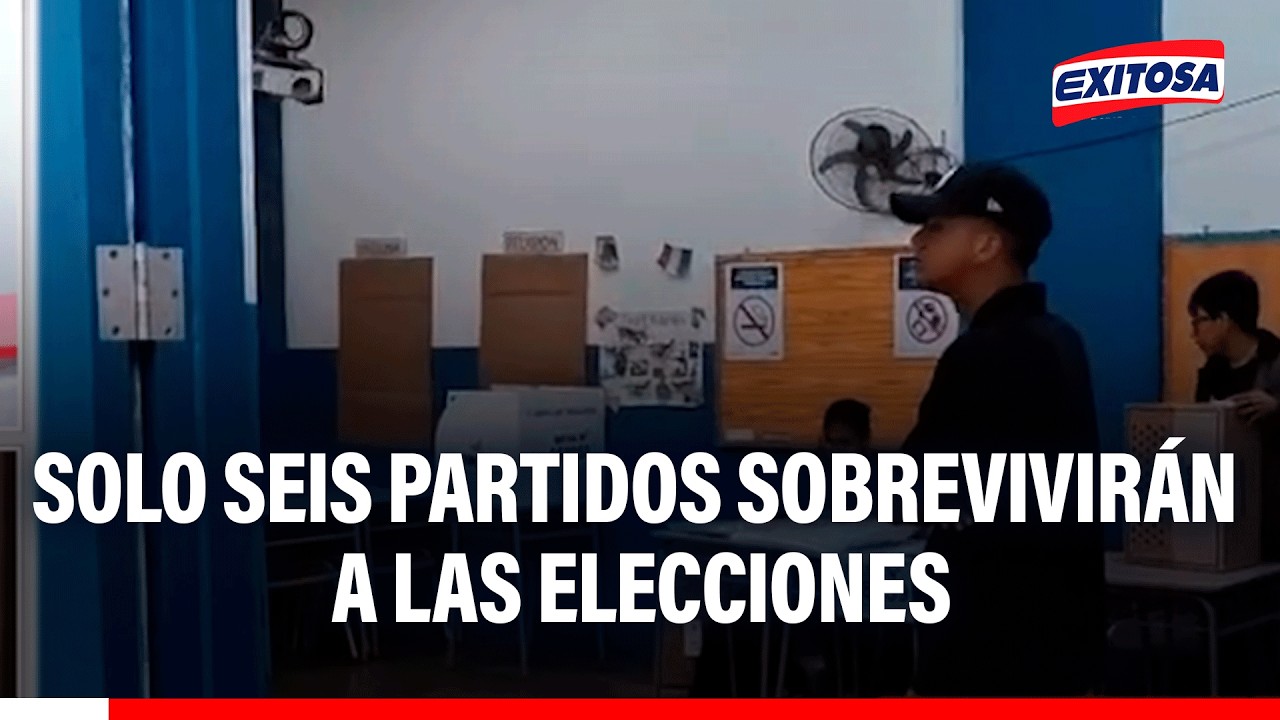 🔴🔵 37 partidos perderán su inscripción y solo seis sobrevivirán a las Elecciones, precisa José Tello
