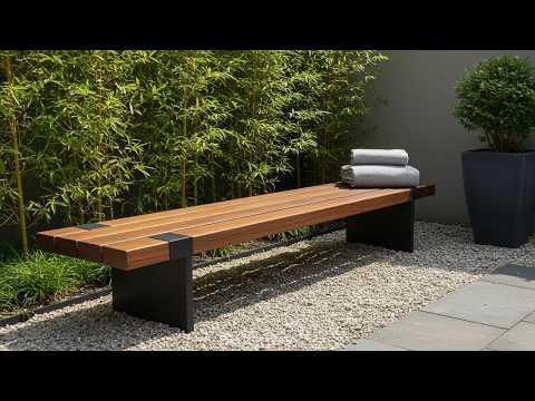 10 Sleek Modern Garden Bench Ideas | Transform Your Outdoor Space with Contemporary Style!