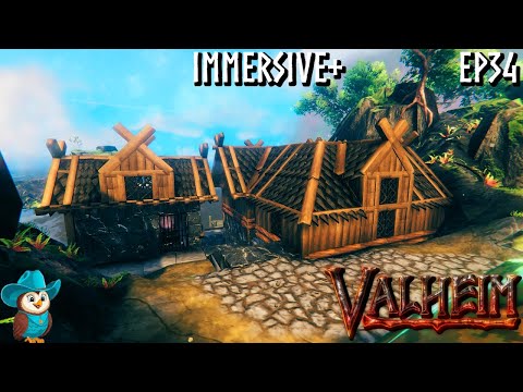 Eitr Refinery Building & More! | Valheim Immersive+ | Ep34