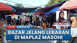 Lapak Baju Sepi, Pedagang Bazar Ramadhan di Pelataran Maplaz Mengeluh meski Lebaran Sudah Dekat