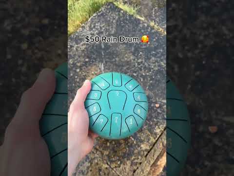 Another one is beautiful ☺️🌦️ #raindrum #instrument #garden #home