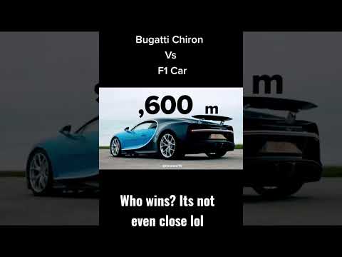 The Ultimate Speed Showdown: F1 Car Vs Bugatti Chiron