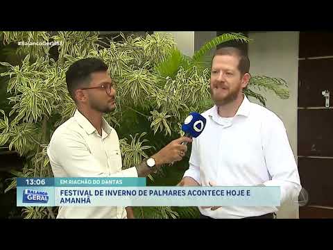 Festival de Inverno de Palmares acontece hoje e amanhã em Riachão do Dantas - BGT